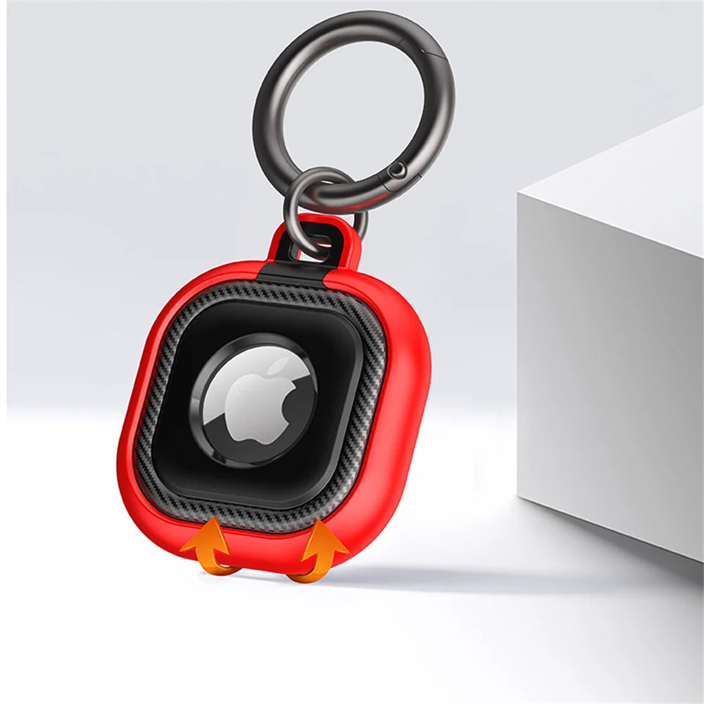 Soft Compatible For Apple AirTag Case Protective Keychain Protector Cover for Accessories Key-Ring Dog or Cat Collar Finder GPS