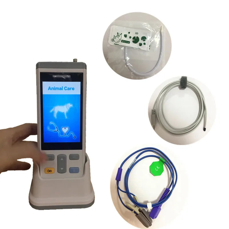 Factory Portable Handheld Vet Vital Signs Monitor Pulse Oximeters Veterinary monitor
