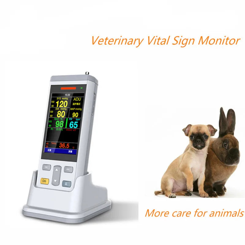 Factory Portable Handheld Vet Vital Signs Monitor Pulse Oximeters Veterinary monitor