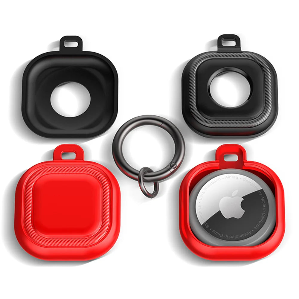 Soft Compatible For Apple AirTag Case Protective Keychain Protector Cover for Accessories Key-Ring Dog or Cat Collar Finder GPS
