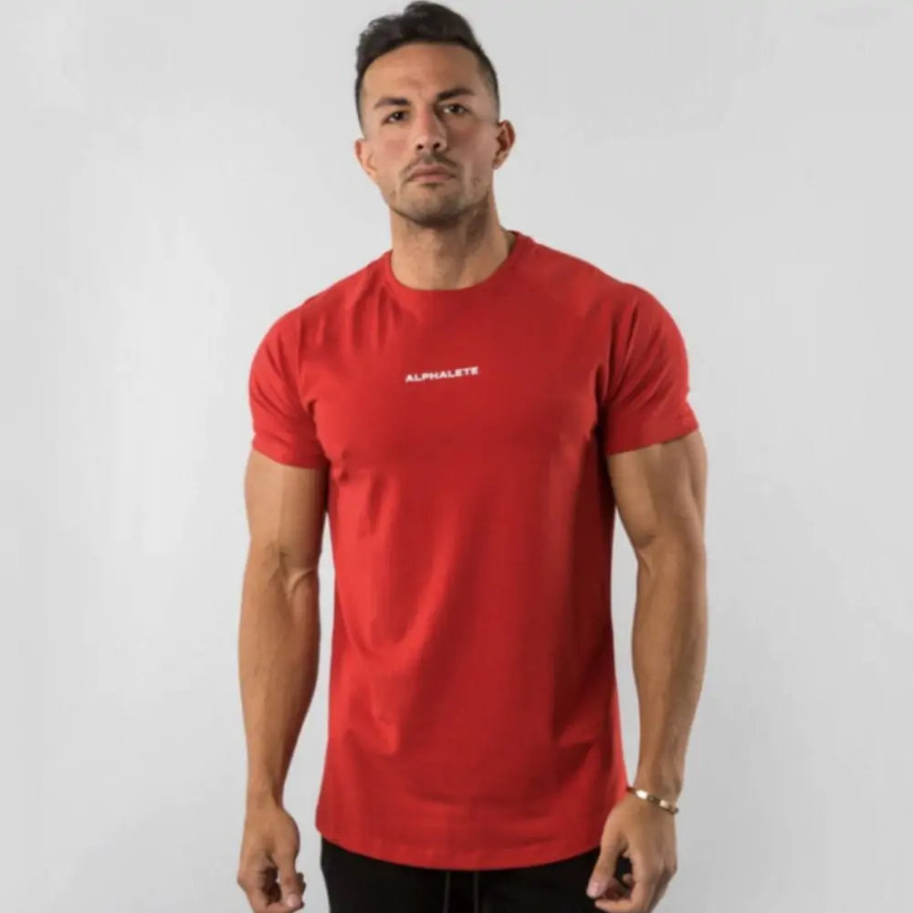Men Fitted Gym T-Shirt - Steffashion