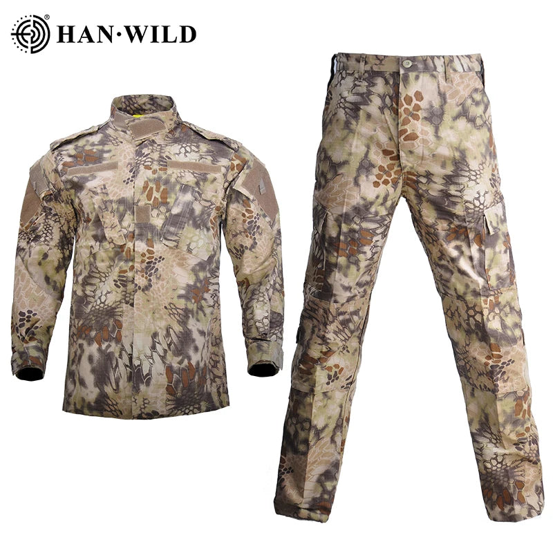 HAN WILD Camouflage Hunting Clothes Set | Tactical Outdoor Gear for Men and Women - Steffashion