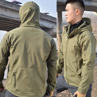Title: HAN WILD Army Camouflage Jacket and Pants Set | Tactical Outdoor Gear for Men - Steffashion
