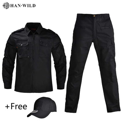HAN WILD Snow Camouflage Military Uniform Set | Tactical Hunting Outfit for Men - Steffashion