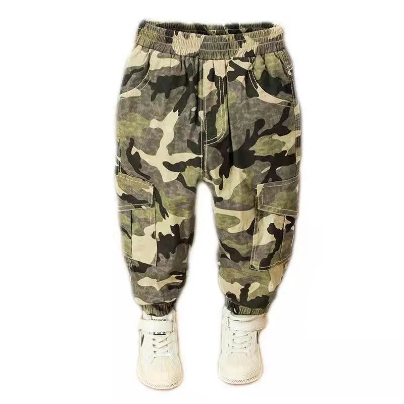 Stylish Camouflage Harem Pants for Boys - Steffashion