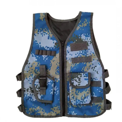 Camouflage Tactical Vest for Kids | Durable Nylon Material - Steffashion