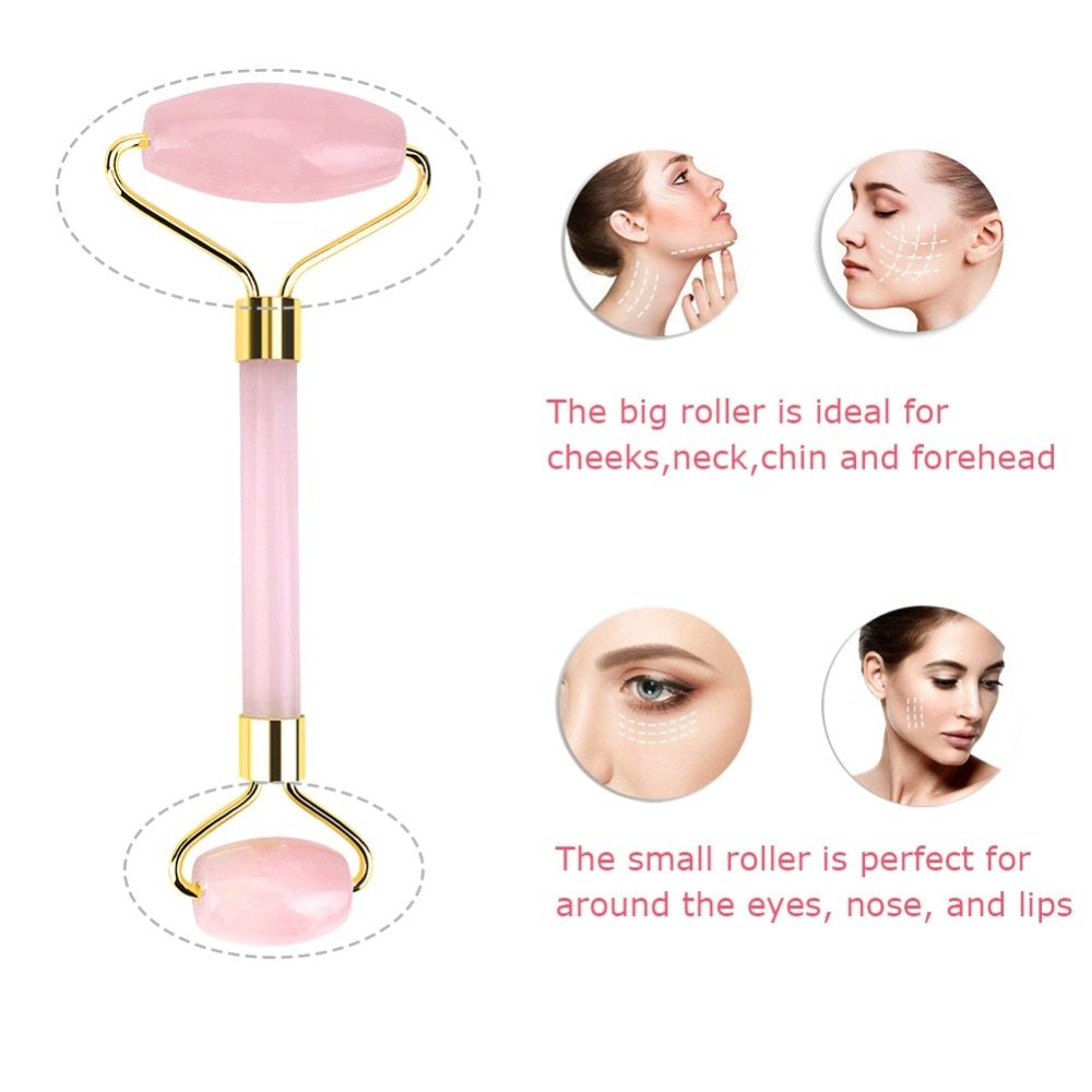 Jade Roll Massager Relieves Facial Tension