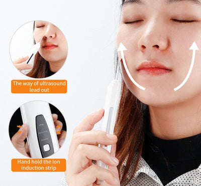 Ultrasonic ion skin cleanser