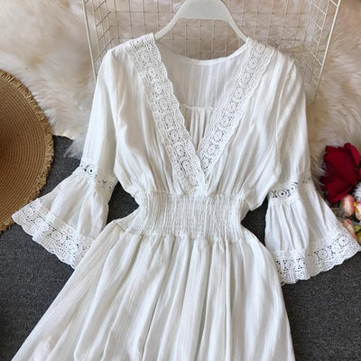 Korean Holiday Beach Dress For Women