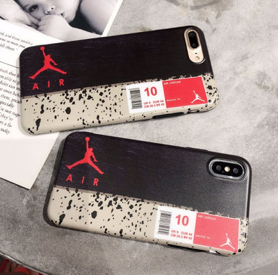 Compatible with Apple, Compatible with Apple , Hot Brand fly man Jordan soft silicon Cover case for iphone 6 6S plus 7 plus 8 8plus X XR XS MAX junmp fashion phone cases coque