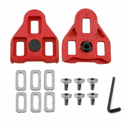 1Set Pedal Cleats Bike Cleats Compatible with Look Delta Pedals (9 Degree Float) Fits Peloton