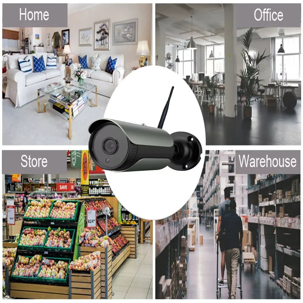 HJT 4K WiFi Outdoor Bullet CCTV Camera