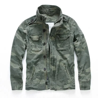 Men’s M65 Denim Retro Cargo Jacket