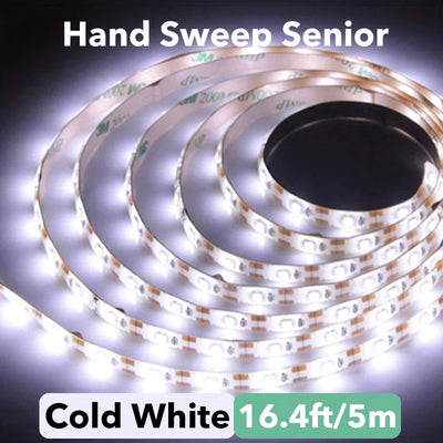 5V 2835 LED Strip Light Touch Sensor Switch Dimmable USB Flexible LED Tape Ribbon Light For Mirror Cabinet Stair Decor Lighting - Steffashion
