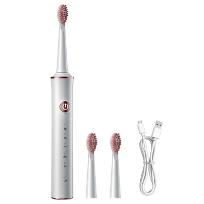 Electric Toothbrush for Adults USB Fast Charging IPX7 Waterproof 5 Speed Mode Intelligent Timing Reminder Smart - Steffashion