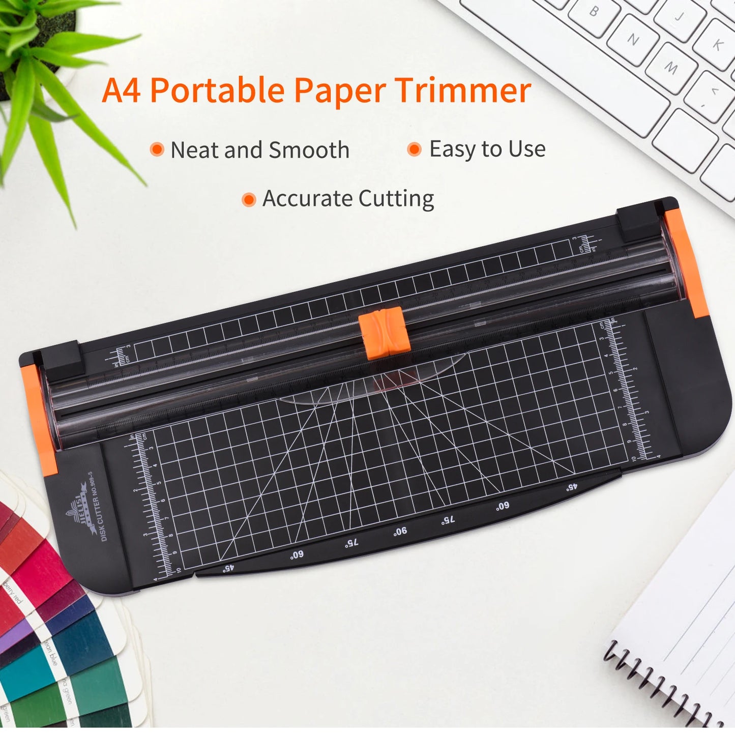 A4 Portable Paper Trimmer with 12.2-Inch Cutting Length