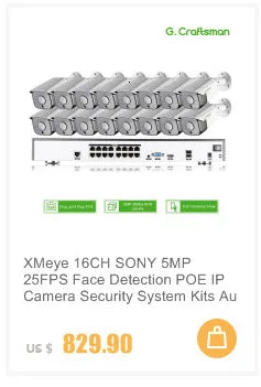 XMeye Y 4MP POE CCTV Camera with Audio