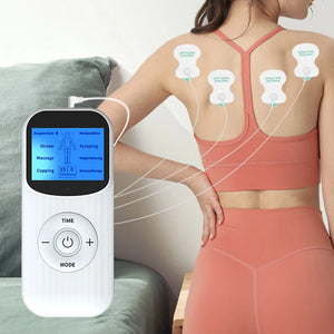 Electric Massage Instrument EMS Tense Machine Pulse Massager Tens Acupuncture Electrical Muscle Stimulator for Neck Back Body - Steffashion
