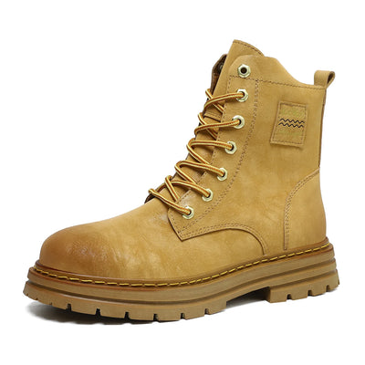 Ankel Boots Elevator Height Increase Shoes for Men Insole 7CM Adjustable Shoe Lifts Women Leather Plus Size 35-47 - Steffashion