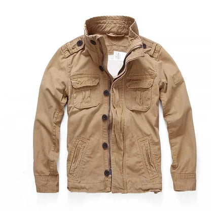 Men’s M65 Denim Retro Cargo Jacket