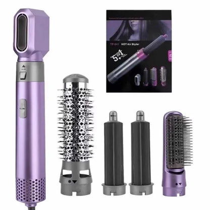 5 in 1 Hair Dryer Hot Comb Set Professional Curling Iron Hair Straightener Styling Tool For Dyson Airwrap Hair Dryer Household