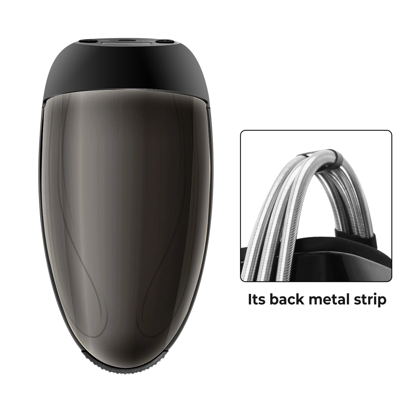 Barberology Massager Cordless Handheld Massager Barber Use Metal Electric Vibrator Usb Charge Head Massage 2 Nodes - Steffashion