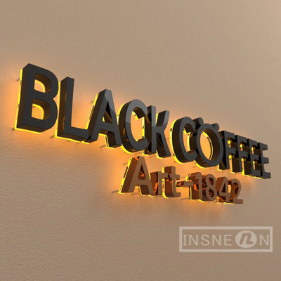 Custom LED Logo Waterproof Acrylic Lighted Sign Retail Shop Outdoor Company Store Signs Illuminated Lettering - Steffashion