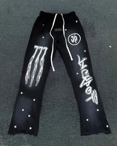 YGS Letter Embroidery Men Women Tracksuit Suit Harajuku Loose Sweatshirts and Sweatpants Two Piece Y2k Hoodie Sportswear Sets - Steffashion