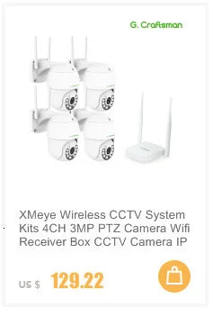 XMeye Y 4MP POE CCTV Camera with Audio