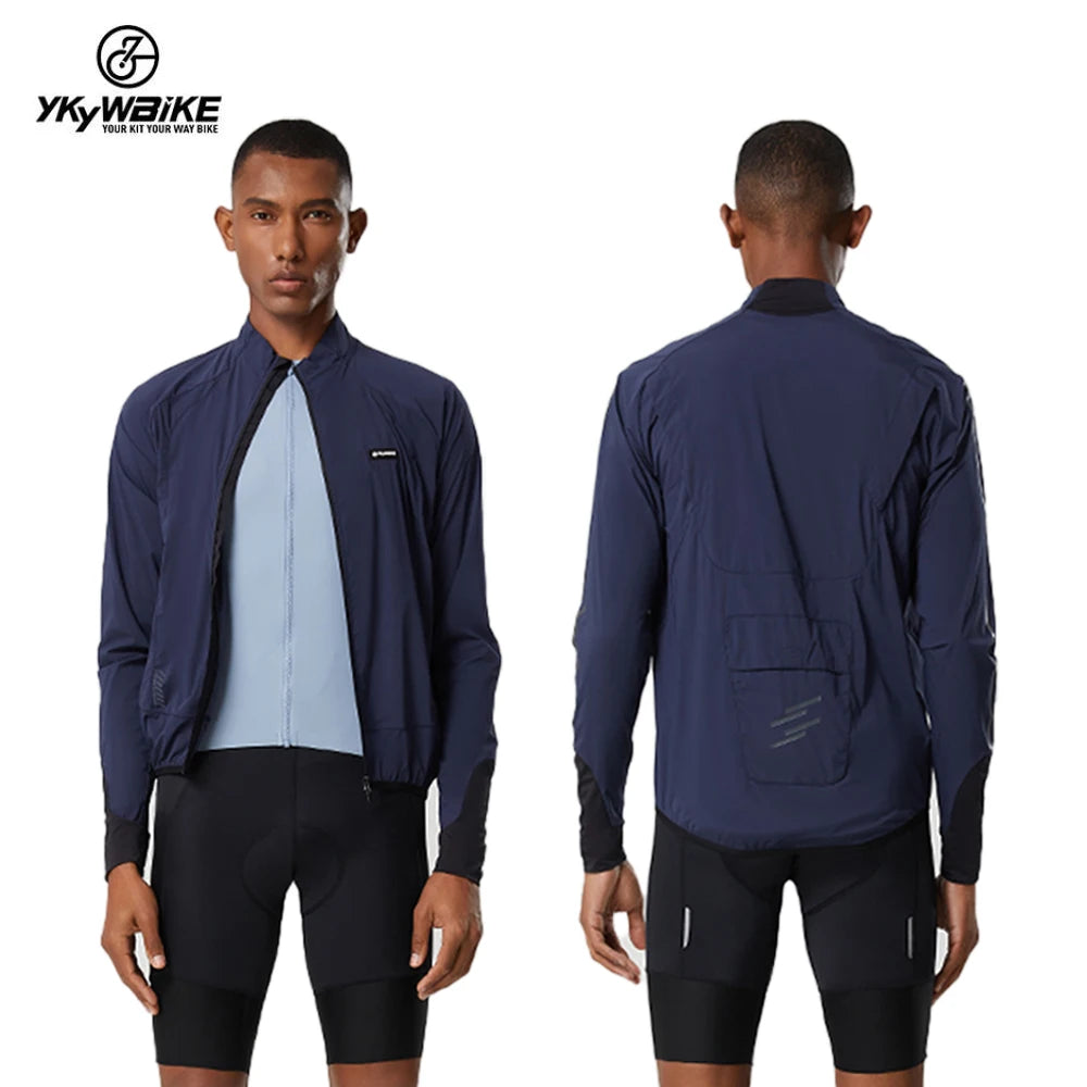 YKYWBIKE Cycling Windbreaker Jacket