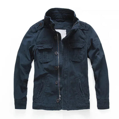 Men’s M65 Denim Retro Cargo Jacket