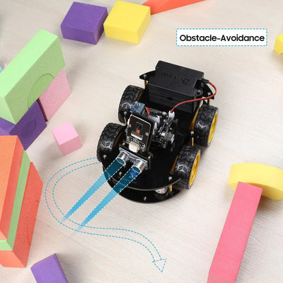 ELEGOO UNO R3 Project Smart Robot Car Kit V4, Intelligent and Educational Toy Car Robotic Kit for Arduino Learner DIY Kit - Steffashion