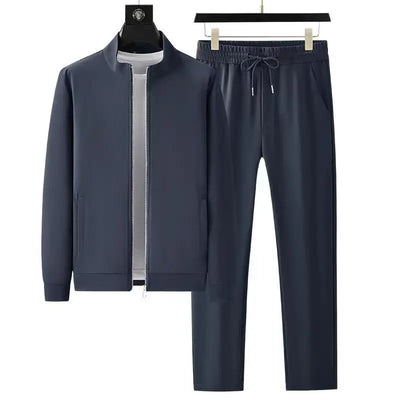 (jackets + trousers) 2025 spring fashion men jackets Man coats long sleeve men's casual jackets men A set of clothes size M-4XL - Steffashion