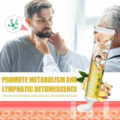 Lymphatic dredging ointment Auxiliary breast Armpit neck lymph Node mammary gland Anti-Swelling Detox Treat cream Herbal Plaster