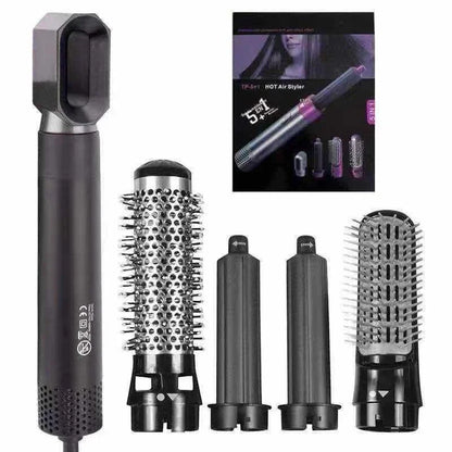 5 in 1 Hair Dryer Hot Comb Set Professional Curling Iron Hair Straightener Styling Tool For Dyson Airwrap Hair Dryer Household