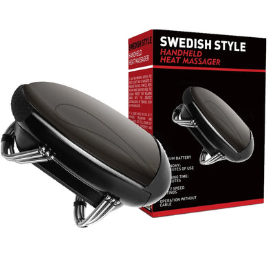Barberology Massager Cordless Handheld Massager Barber Use Metal Electric Vibrator Usb Charge Head Massage 2 Nodes - Steffashion