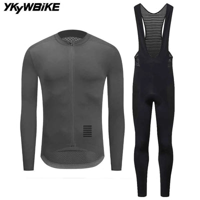 YKYWBIKE Men's Cycling Jersey and Sponge Pants Set - Steffashion