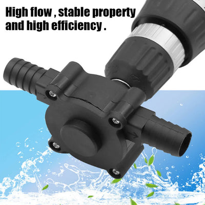 Electric Drill Pump Diesel Oil Fluid Water Pump Home Garden Outdoor Tool Portable Mini Hand Self-priming Liquid Transfer Pumps - Steffashion