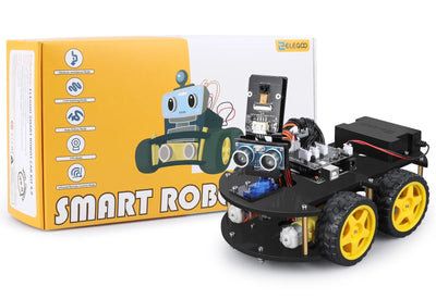 ELEGOO UNO R3 Project Smart Robot Car Kit V4, Intelligent and Educational Toy Car Robotic Kit for Arduino Learner DIY Kit - Steffashion