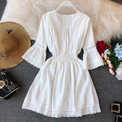 Korean Holiday Beach Dress For Women